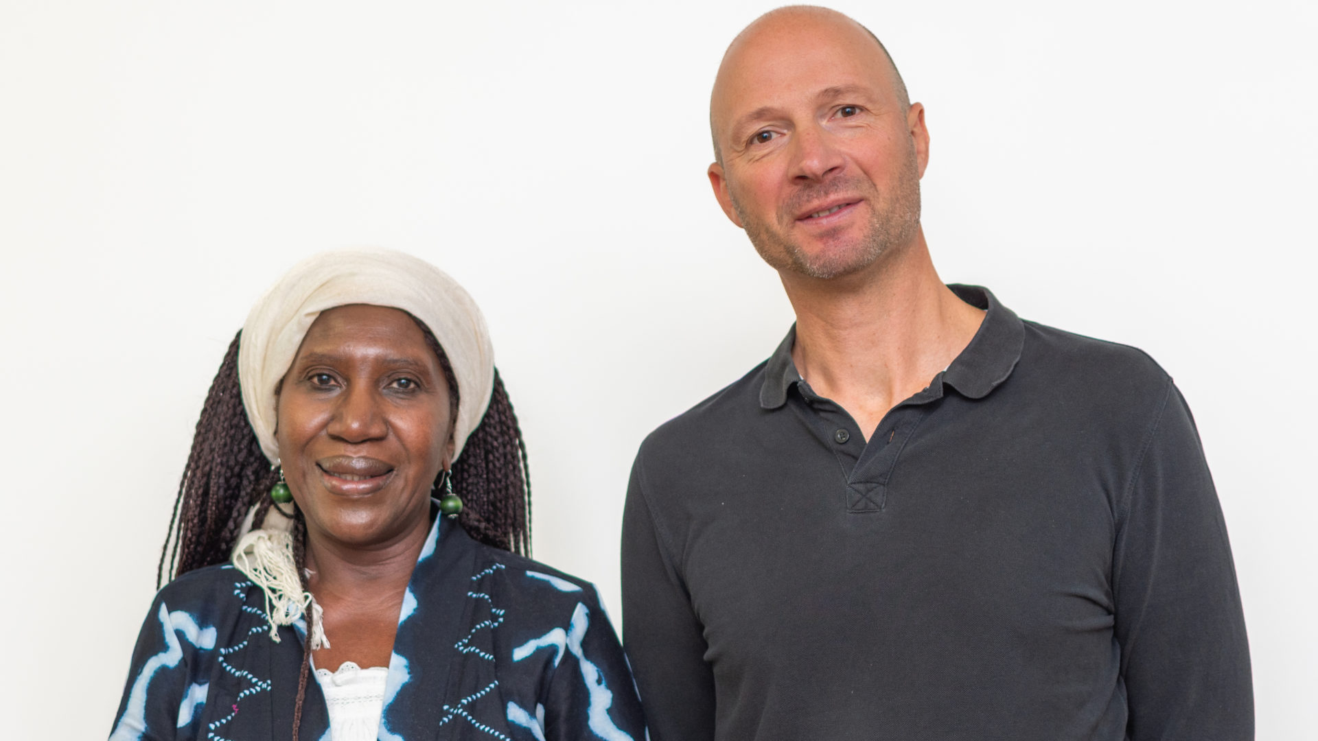 Ndiémé Ndiaye (Kartiédiema) et Laurent Sondaz (fh. Conditionnement)