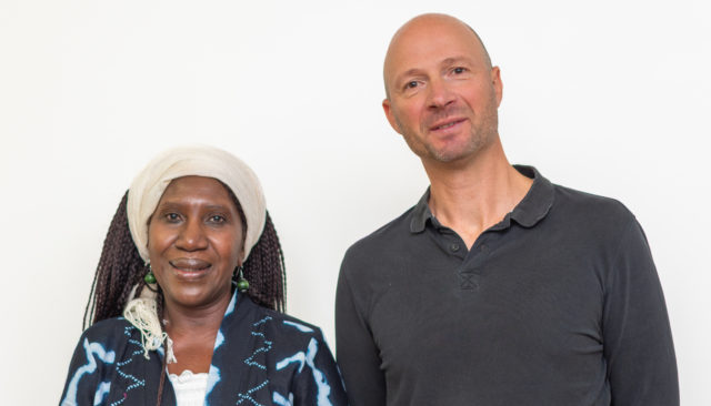 Ndiémé Ndiaye (Kartiédiema) et Laurent Sondaz (fh. Conditionnement)