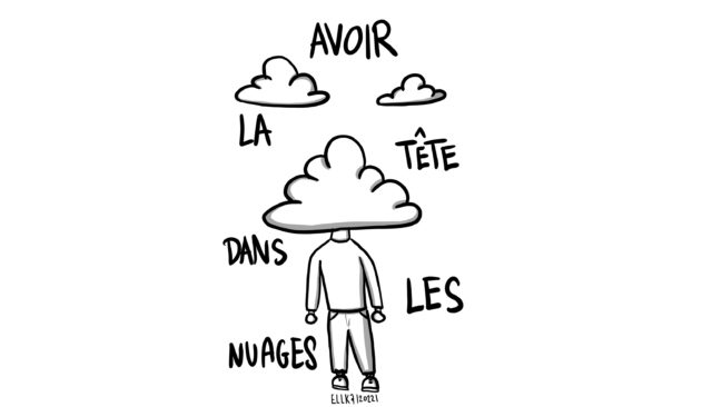 Avoir la tête dans les nuages © Lio Keizer
