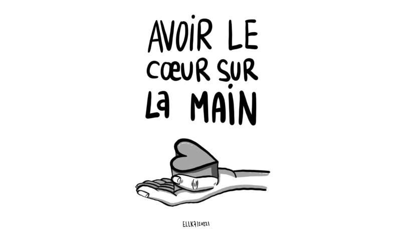 Avoir le cœur sur la main © Lio Keizer