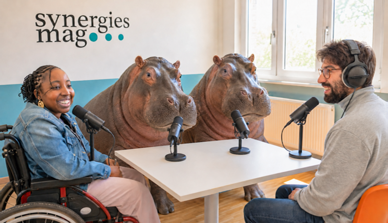 Dans la peau d'un hippopotame
