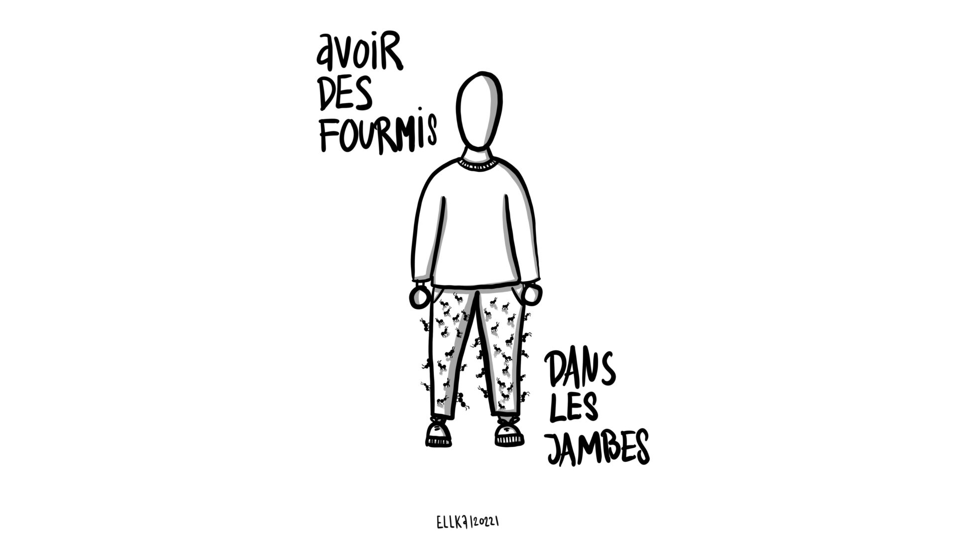 Avoir des fourmis dans les jambes © Lio Keizer